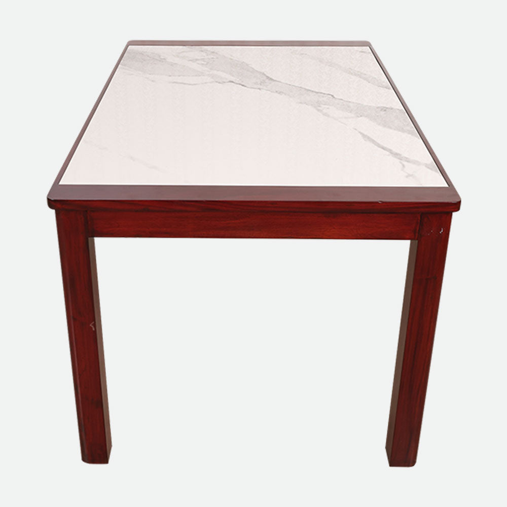 MAARK MARBLE TOP 4 SEATER DINING SET 5*3 (1+2+BENCH) GALIYA TT