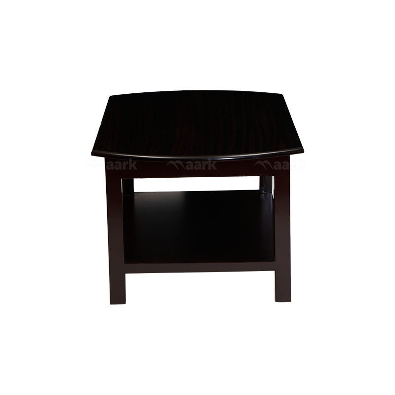 MAARK WOODEN FINISH VENUS COFFEE TABLE WALNUT COLOUR