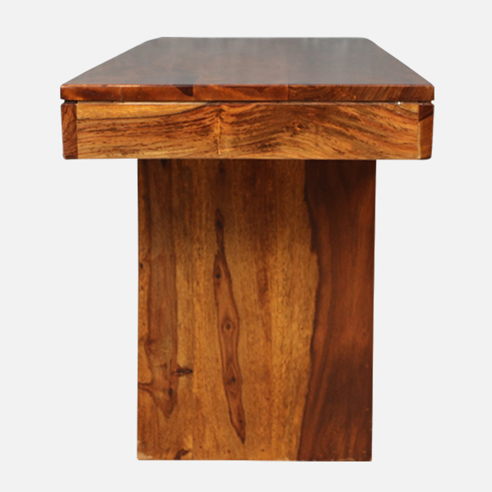 MAARK SHEESHAM WOOD DINING BENCH 7201 NATURAL FINISH SV