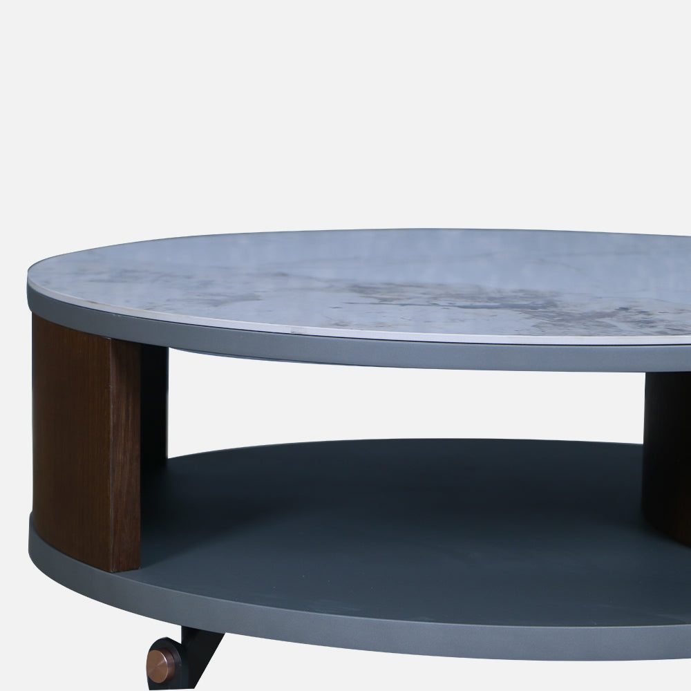 MAARK MARBLE TOP COFFEE TABLE CT-2108 HT