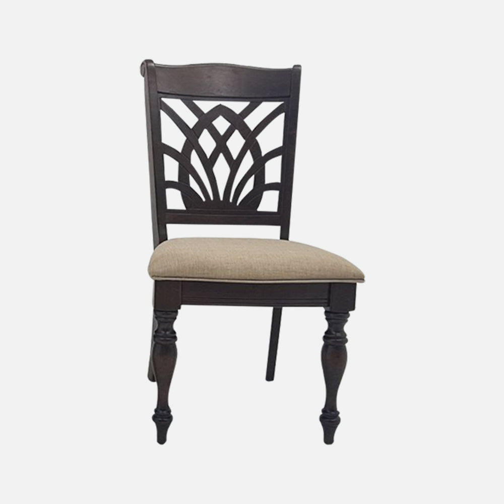 MAARK WOODEN TOP 6 SEATER DINING SET REGGIE-4354T-4354SC HT