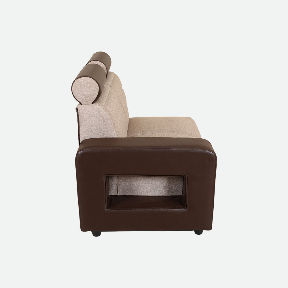 MAARK FABRIC CORNER SOFA 5 SEATER MAGNA