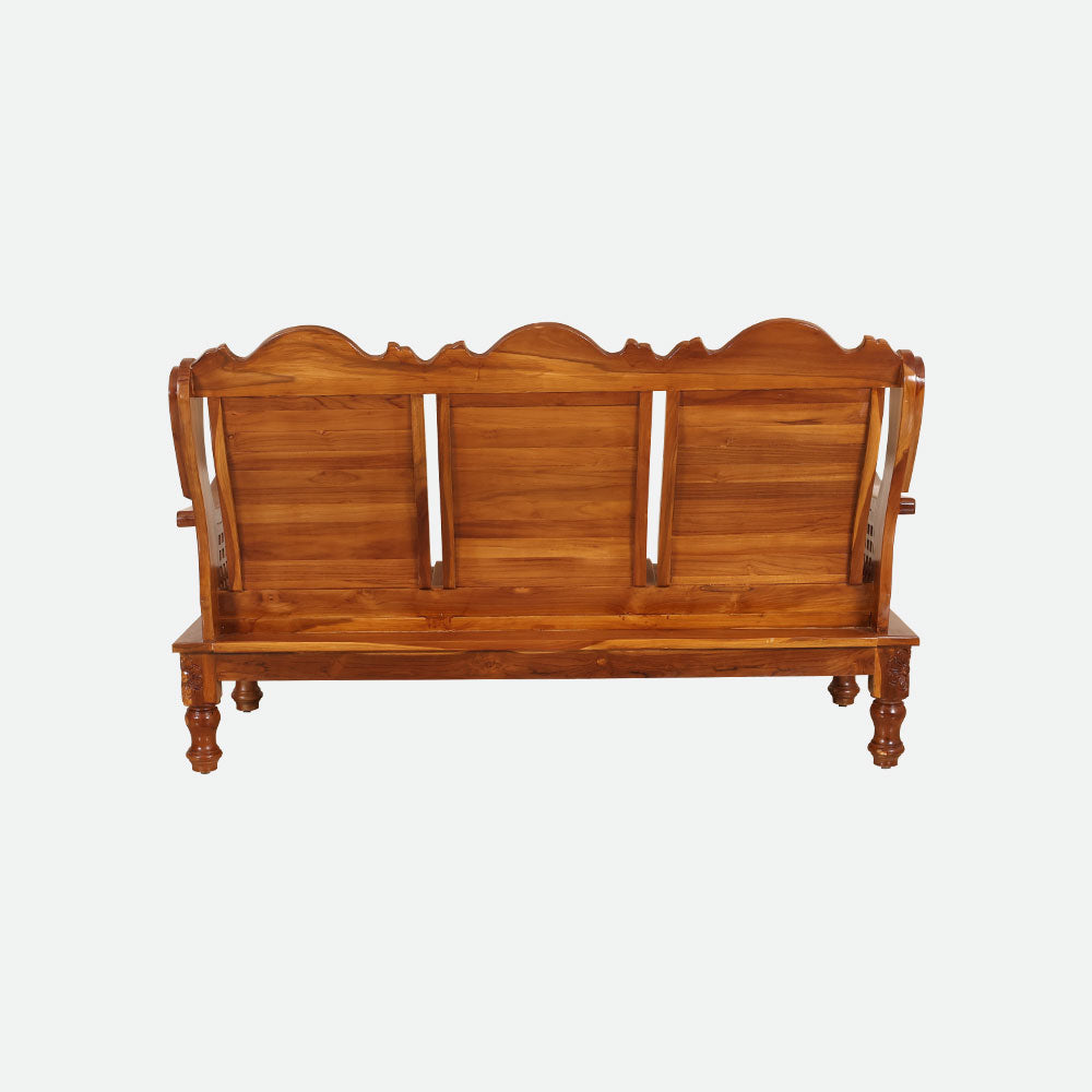 MAARK WOODEN SOFA SET (3+1+1) S-40 WCF