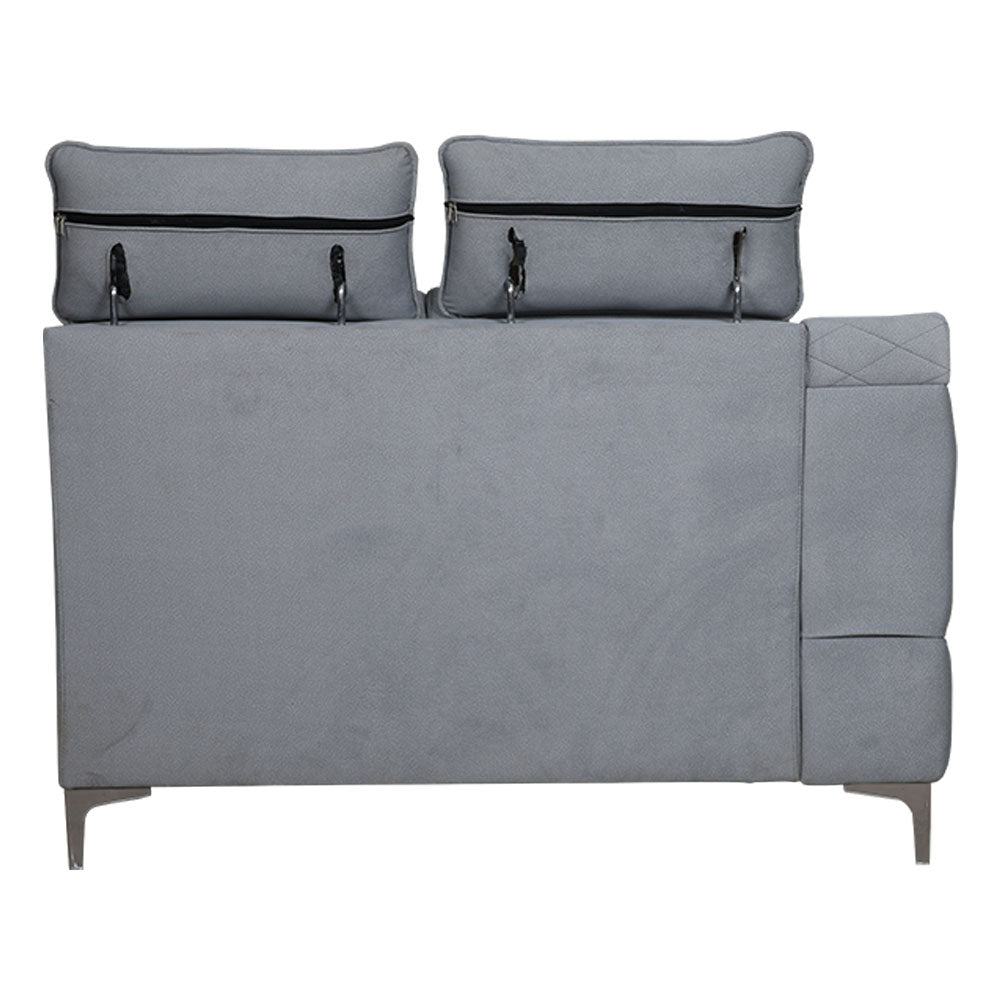 MAARK FABRIC CORNER SOFA 5 SEATER CAMEL BACK