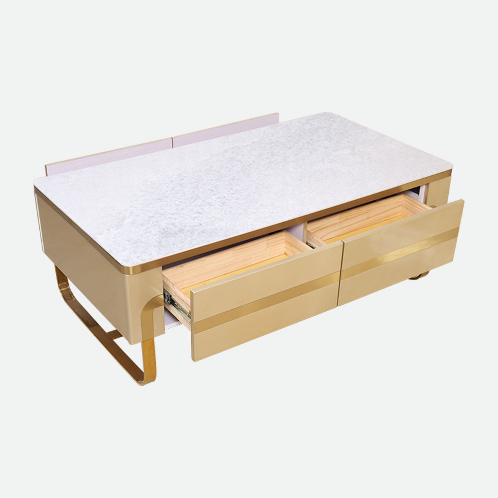 MAARK MARBLE TOP COFFEE TABLE 648 HT