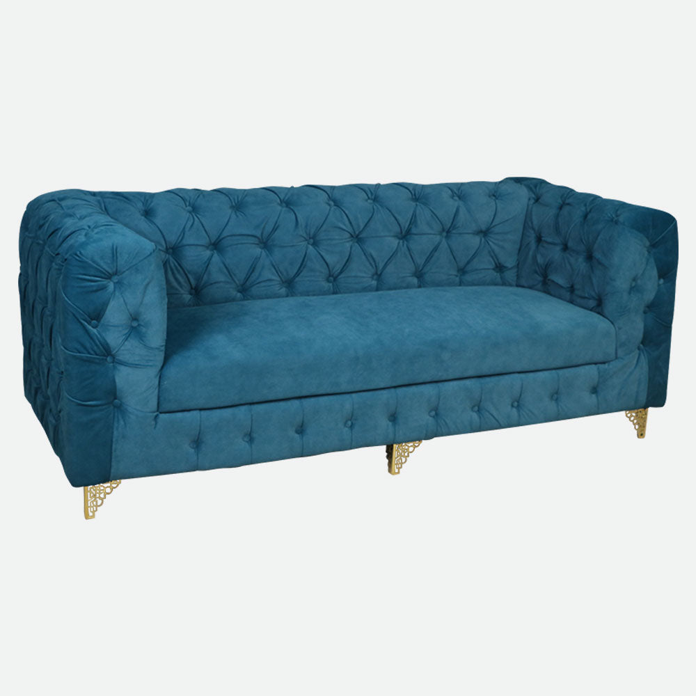 MAARK FABRIC SOFA SET (3+1+1) 912 BLUE COLOUR