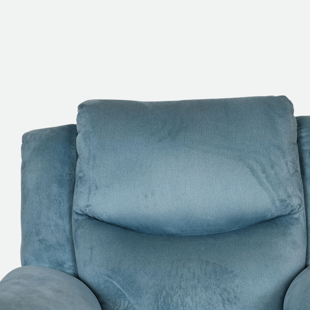 MAARK MANUAL RECLINER FABRIC SOFA SINGLE SEATER F211