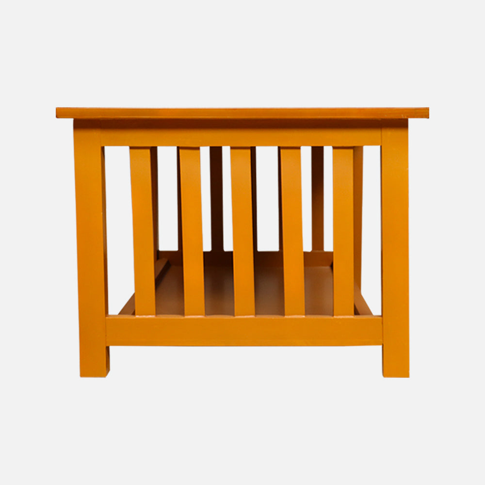 MAARK WOODEN FINISH M5 COFFEE TABLE TEAK COLOUR