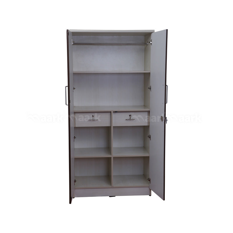 MAARK 2 DOOR WARDROBE PF PREMIUM