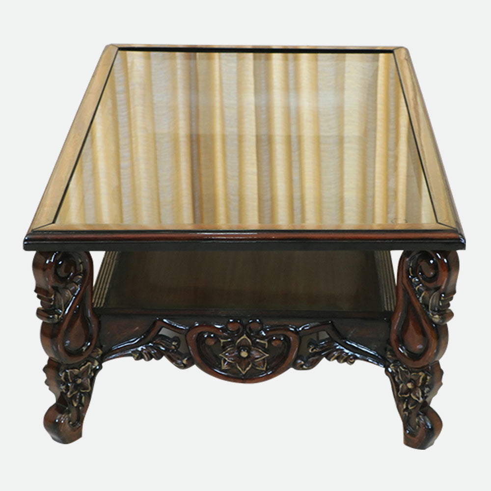 MAARK GLASS TOP COFFEE TABLE 008 TD