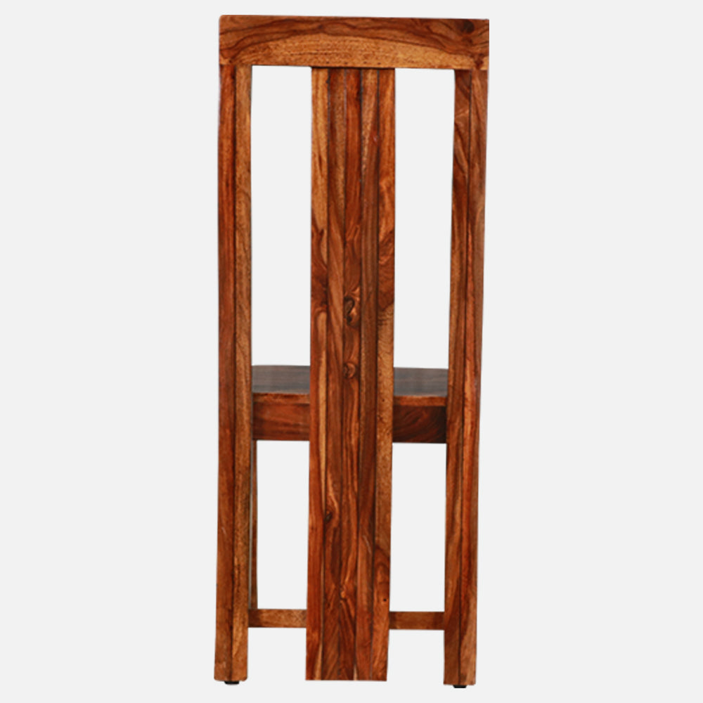 MAARK SHEESHAM WOOD 4 SEATER DINING SET (3.75*3.75) 1170 NATURAL FINISH SV