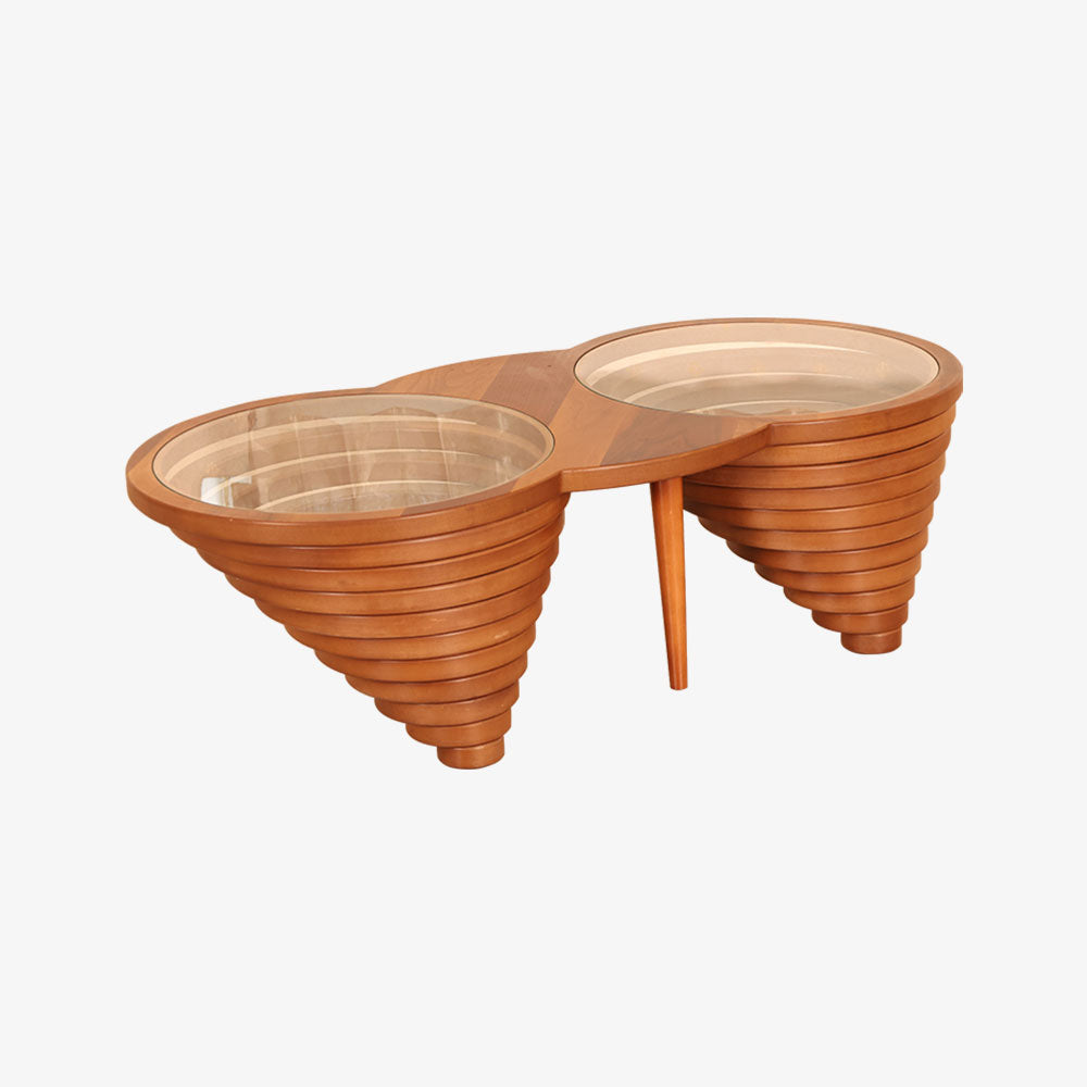 MAARK GLASS TOP COFFEE TABLE CTG-002