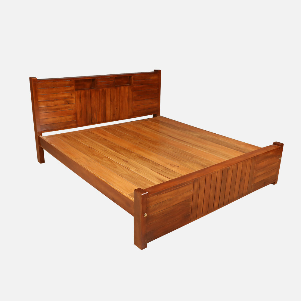 MAARK KING SIZE BED (6*6.25) AK DOUBLE MOBILE IR