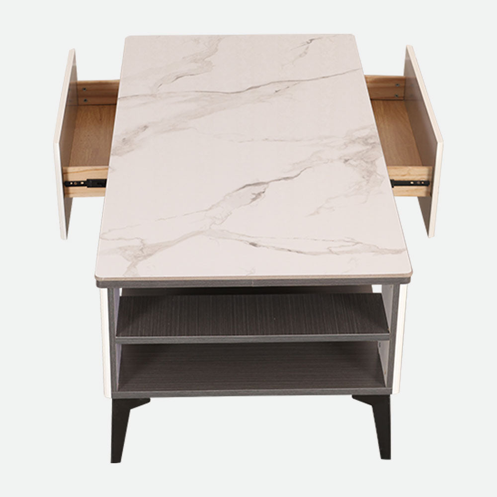 MAARK MARBLE TOP COFFEE TABLE 9112 HT