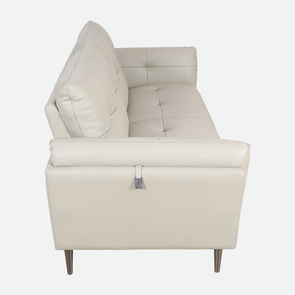 MAARK LEATHER SOFA SET (3+2+1) F2215 MOCHA COLOUR HT