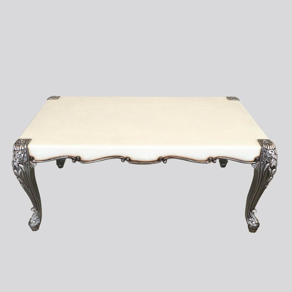 MAARK MARBLE TOP 6 SEATER DINING SET 6002 BF