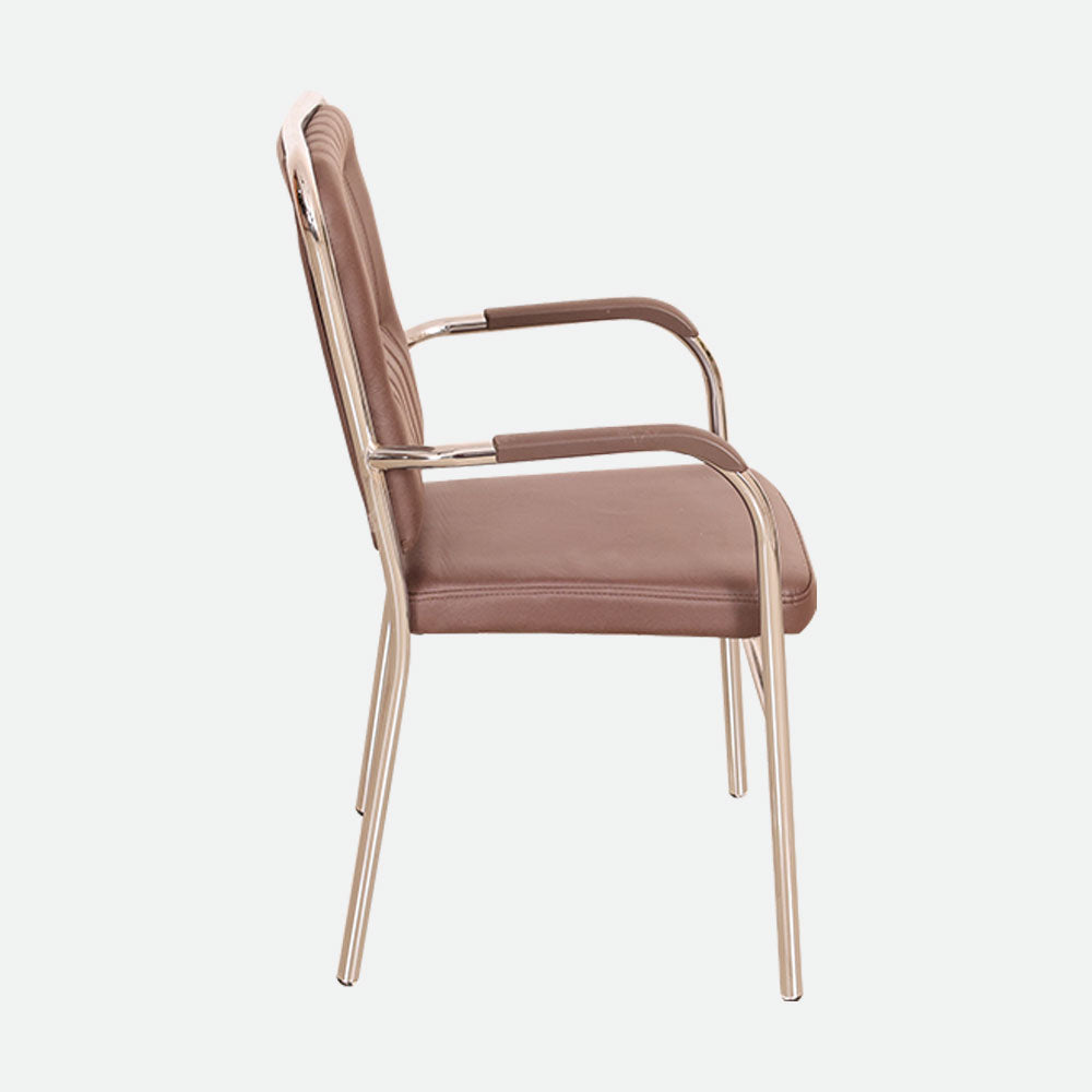 MAARK VISITOR CHAIR 518 COFFEE COLOUR HT