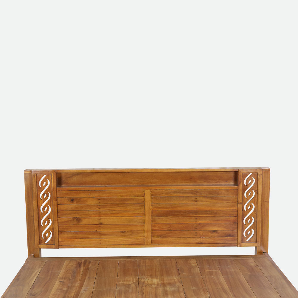 MAARK KING SIZE BED (6*6.25) AK-20 WCF