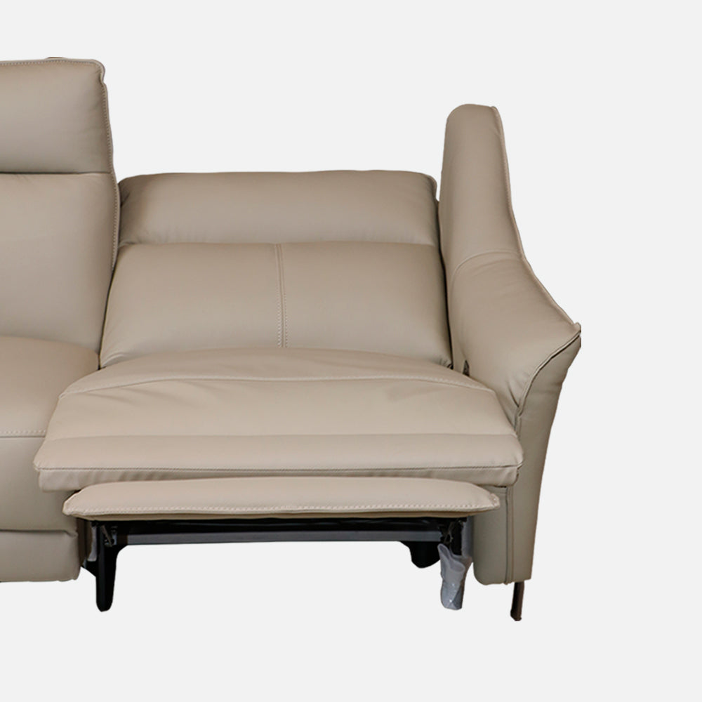 MAARK LEATHER SOFA SET (3+2) 2327 L.GRAY COLOUR HT