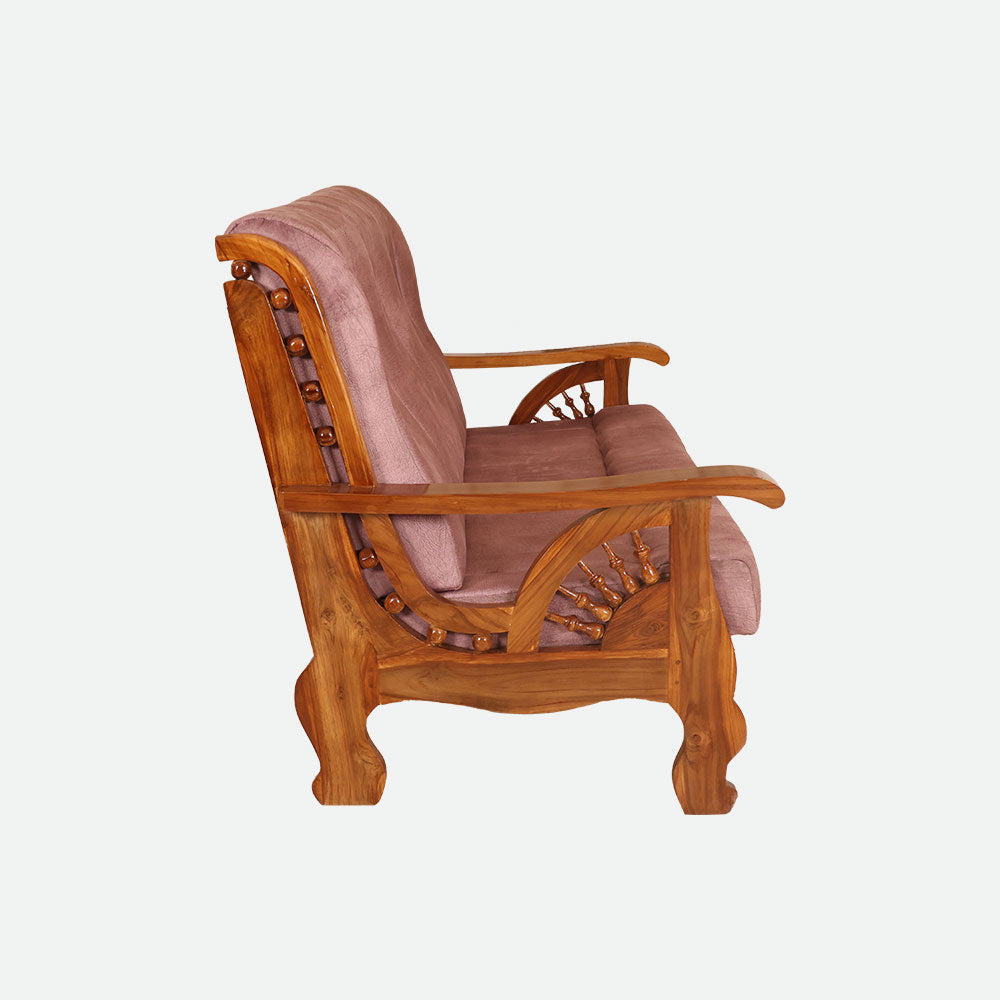 MAARK WOODEN SOFA SET (3+1+1) S-18 WCF