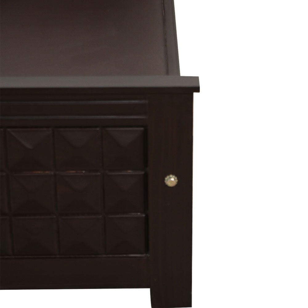 MAARK KING SIZE BED (6*6.25) GD DIAMOND WALNUT COLOUR
