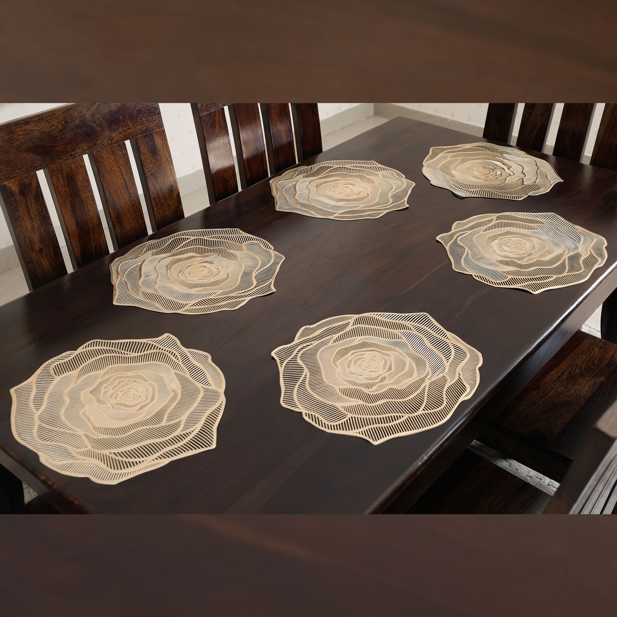 MAARK LEATHER PLACE MAT ROUND @18% CC
