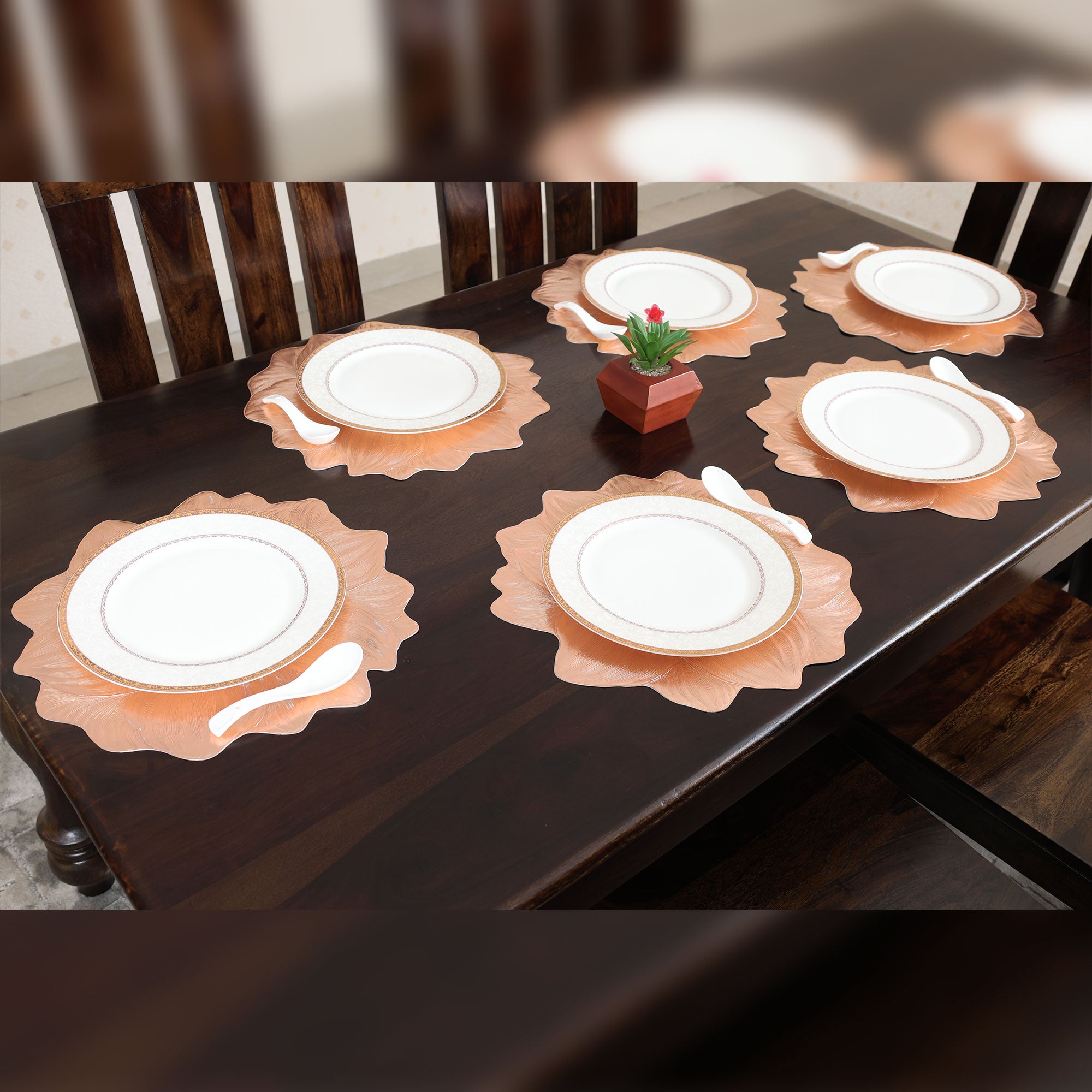 MAARK LEATHER PLACE MAT ROUND @18% CC
