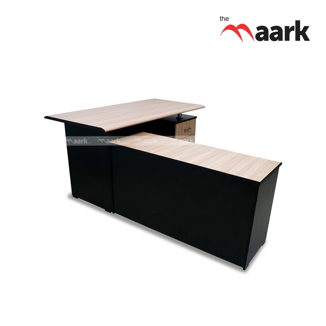 MAARK OFFICE TABLE 6 * 3 WITH SIDE UNIT