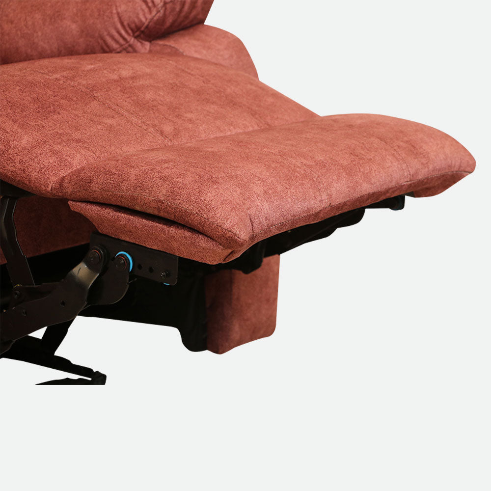 MAARK MANUAL RECLINER FABRIC SOFA SINGLE SEATER WAVE