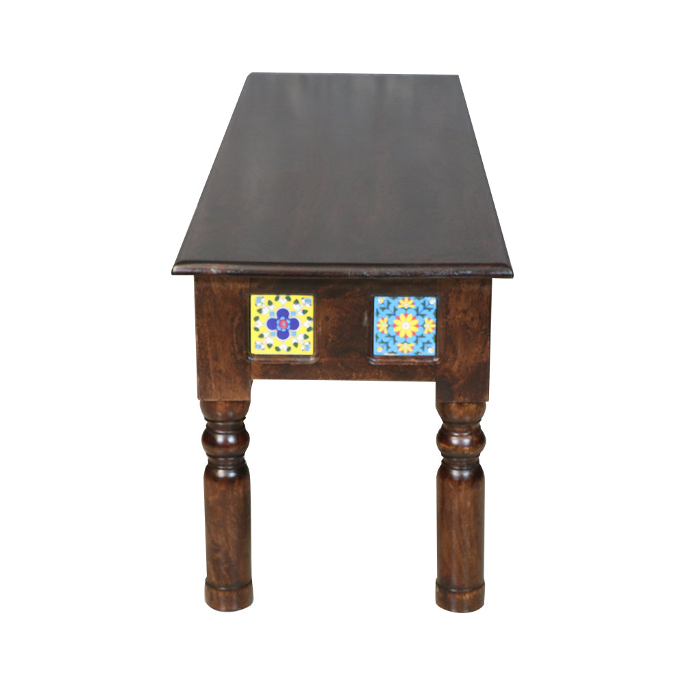 MAARK SHEESHAM WOOD SEATING BENCH 7200 STONE FINISH SV