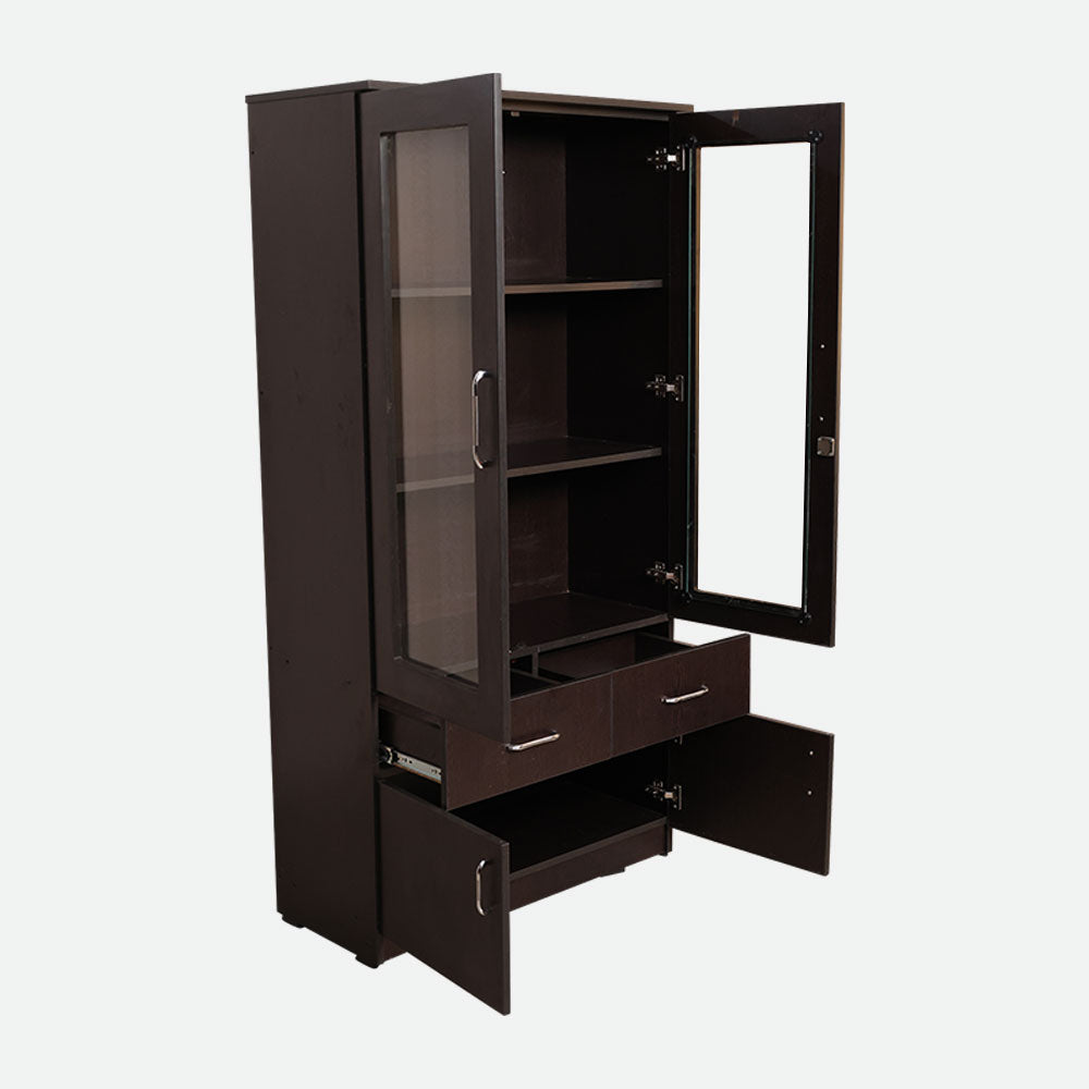 MAARK 2 DOOR BOOK SHELF