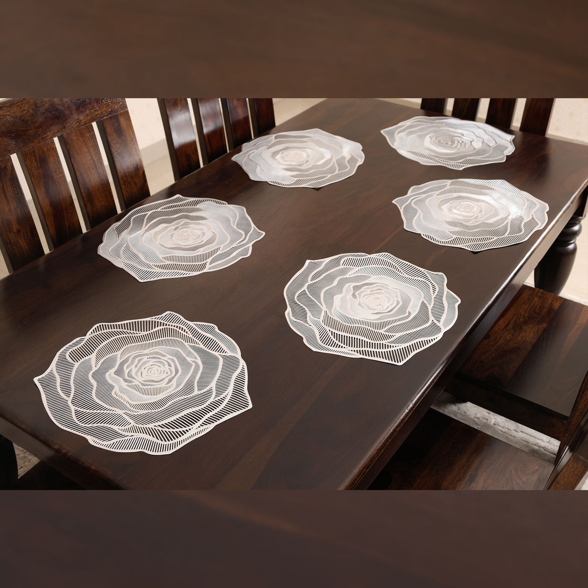 MAARK LEATHER PLACE MAT ROUND @18% CC