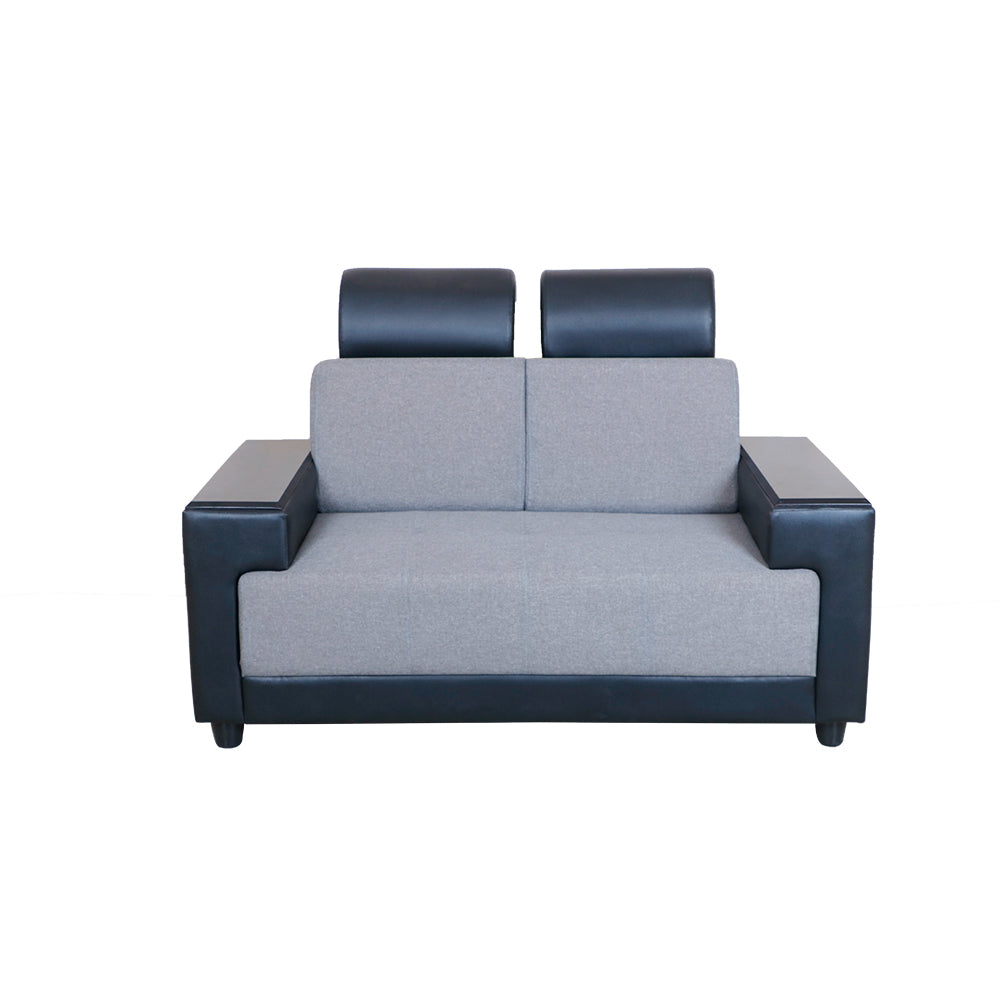 MAARK FABRIC TWO SEATER SOFA INDROYAL GRAY COLOUR