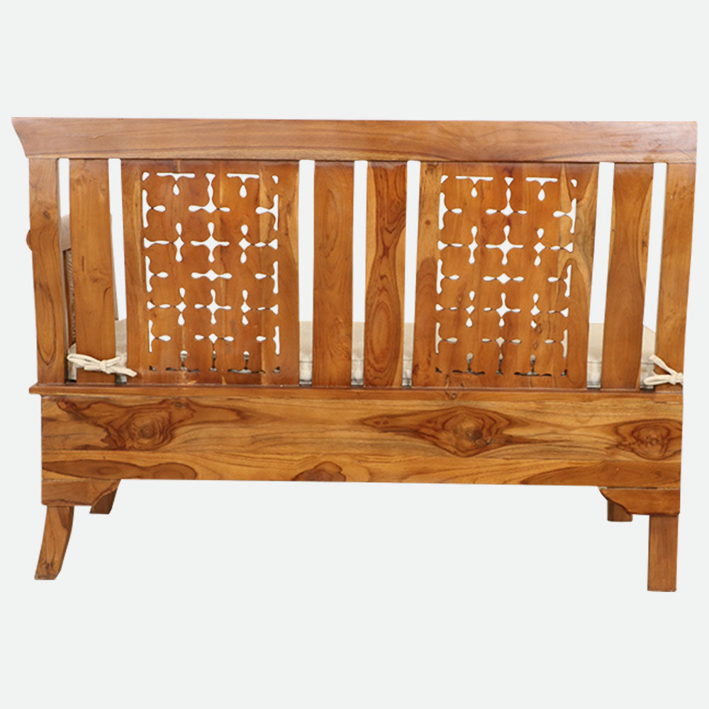 MAARK WOODEN CORNER SOFA 5 SEATER SEMANGI WITH COFFEE TABLE HT