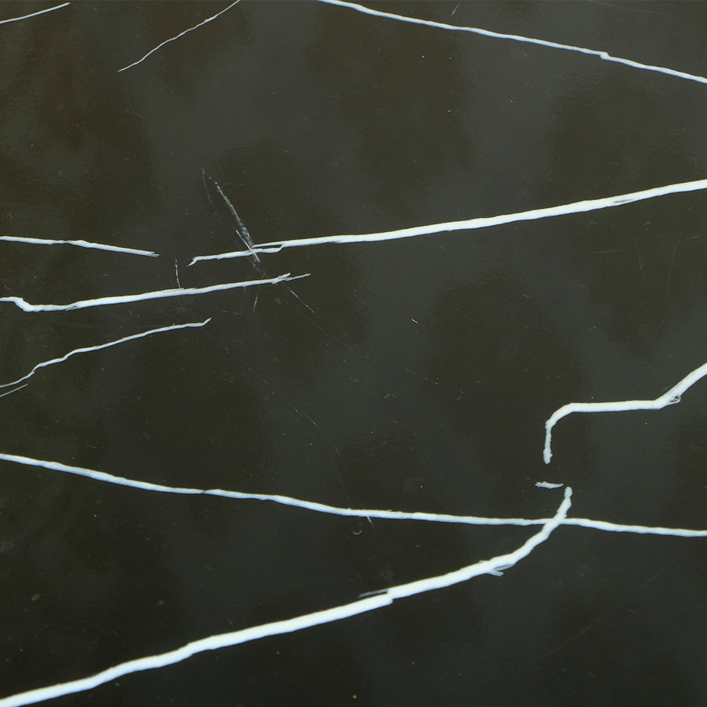 MAARK MARBLE TOP COFFEE TABLE CJ014 GRAY BLACK COLOUR HT