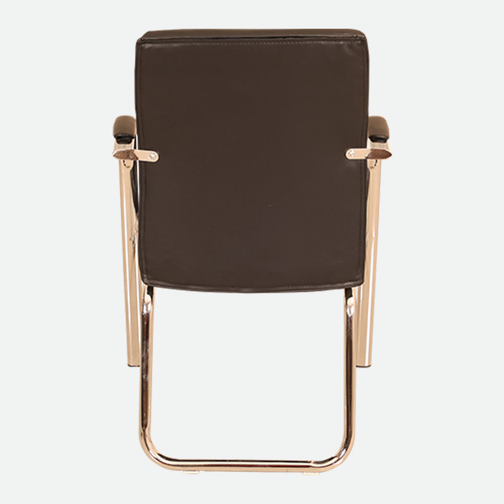 MAARK VISITOR CHAIR 637-4 BLACK COLOUR HT