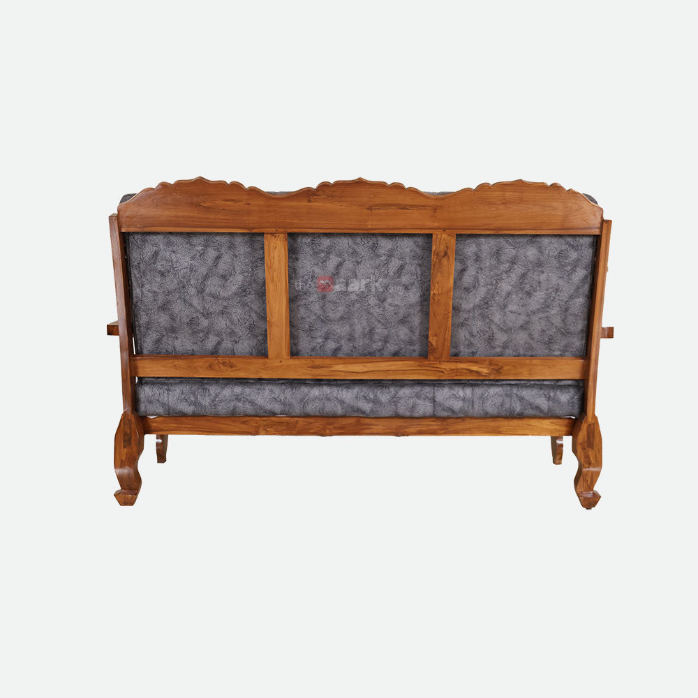 MAARK WOODEN SOFA SET (3+1+1) S-46 WCF