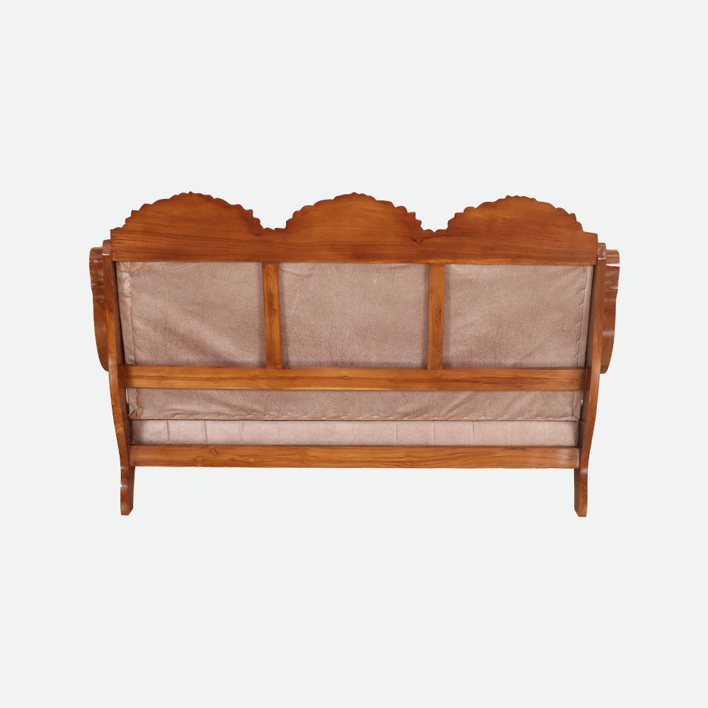 MAARK WOODEN SOFA SET (3+1+1) S-25 WCF
