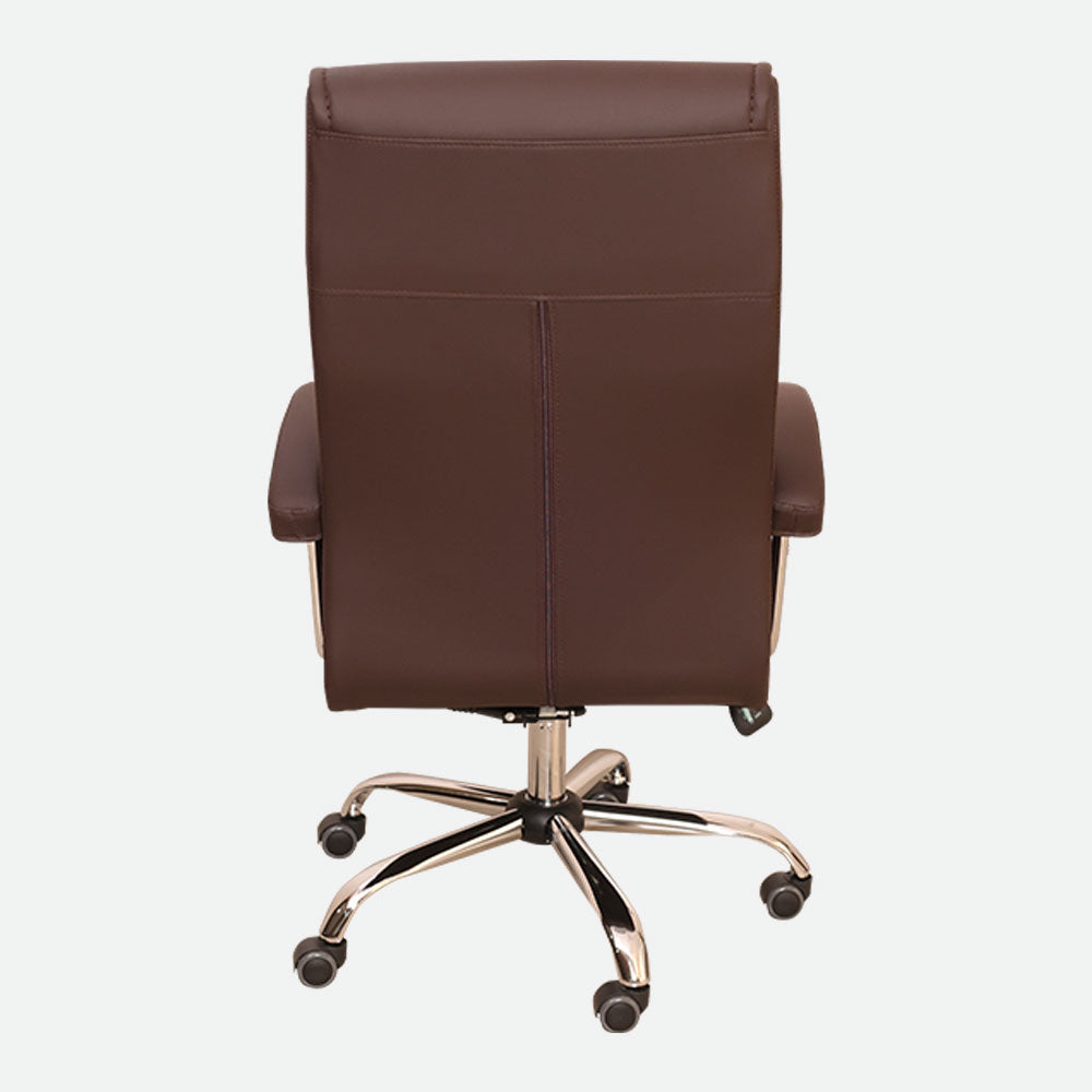 MAARK HIGH BACK OFFICE CHAIR XH - 9261 BROWN COLOUR SS