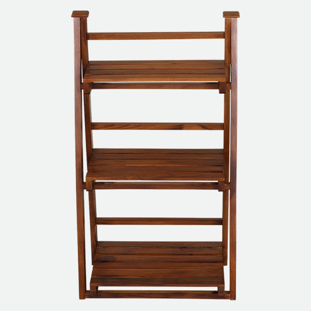 MAARK WOODEN CORNER STAND 3 FEET LADDER VMG