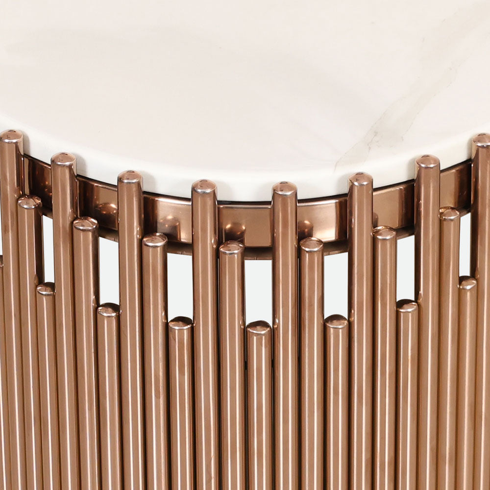 MAARK MARBLE TOP COFFEE TABLE 323(40) HT