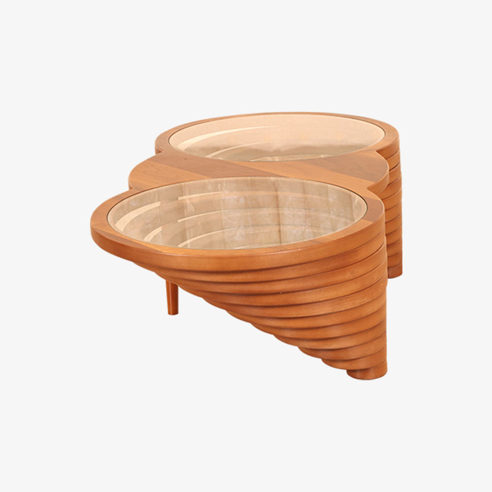 MAARK GLASS TOP COFFEE TABLE CTG-002