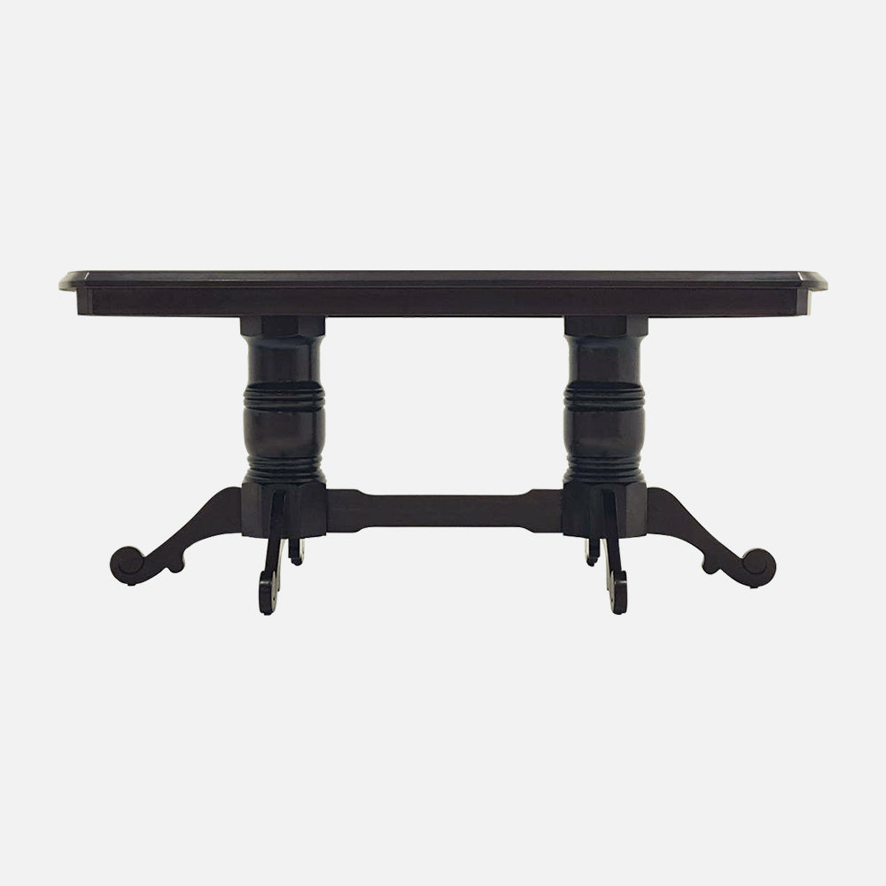 MAARK WOODEN TOP 6 SEATER DINING SET NICOLE-6302T-4348SC HT