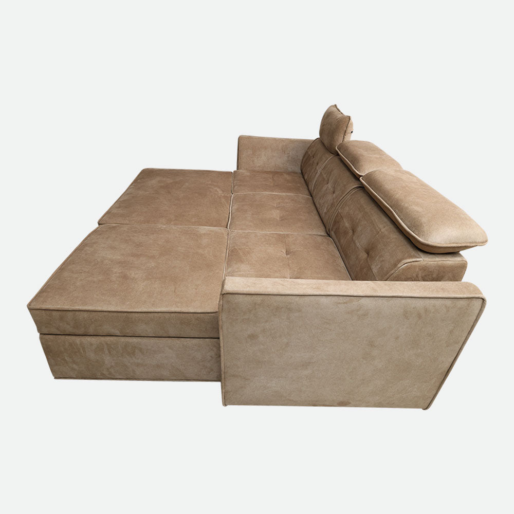 MAARK SOFA CUM BED S01002 STEEL COLOUR HT