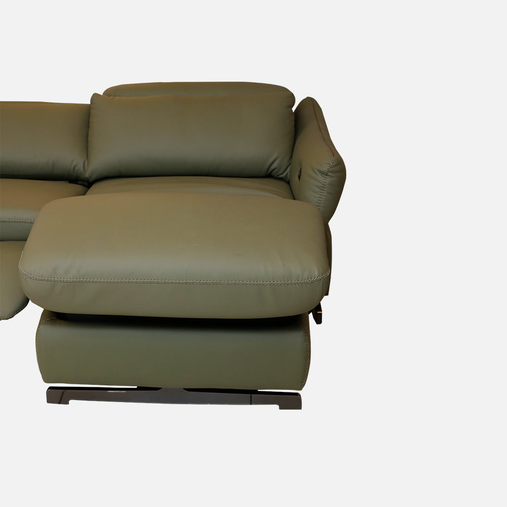 MAARK MOTORIZED RECLINER LEATHER SOFA SET (3+D) 1917 HT