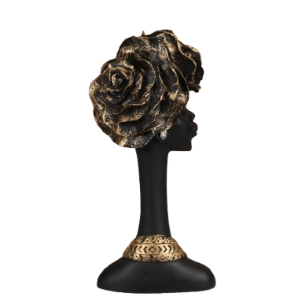 MAARK STATUE AFRICAN LADY EH