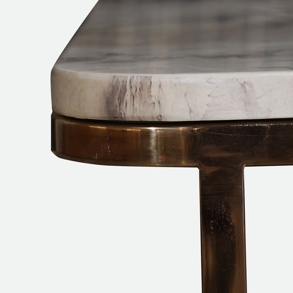 MAARK MARBLE TOP COFFEE TABLE SET CTM-CT33 HT