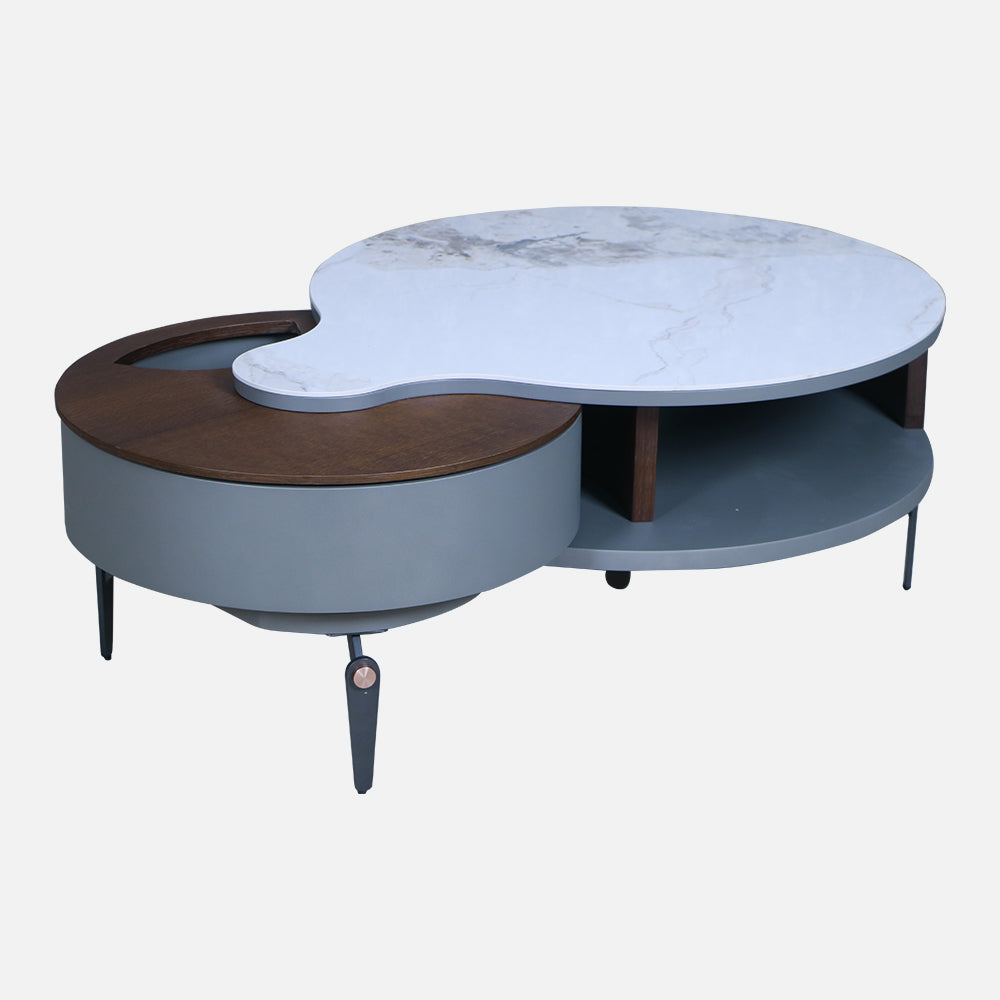 MAARK MARBLE TOP COFFEE TABLE CT-2108 HT