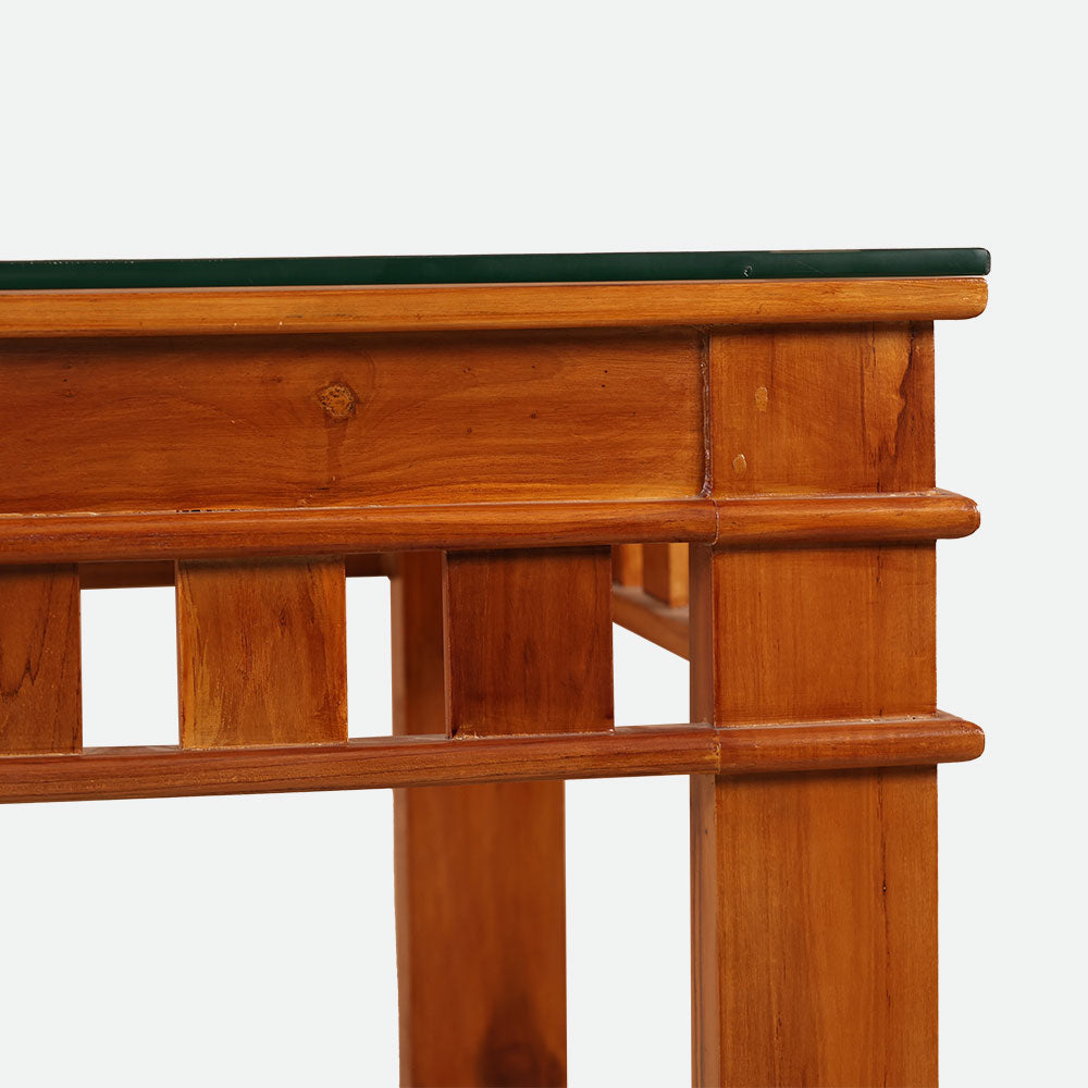 MAARK GLASS TOP 6 SEATER DINING SET D414 DC