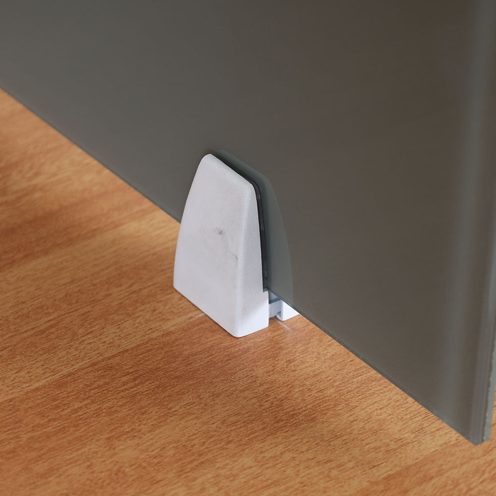 MAARK WORK STATION WITH STEEL FRAME AND GLASS 4*4